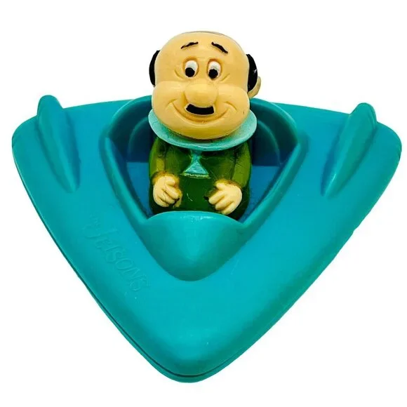 Wendys Kids Meal Toy The Jetsons Space Cars George Elroy Spacely 1989 Lot of 3 - Picture 2 of 11